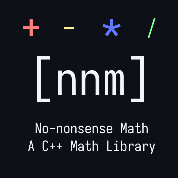 Non-nonsense Math Library